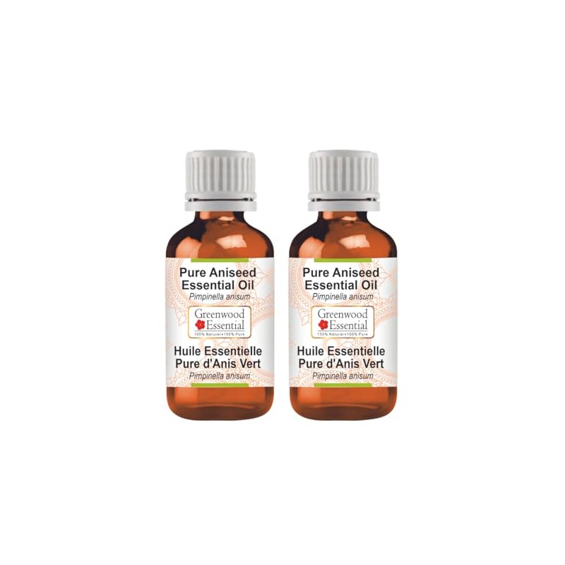 Greenwood Essential Pure Aniseed Essential Oil (Pimpinella anisum) Steam Distilled