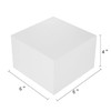 COTOPHER Small Gift Boxes 10 Pack 6x6x4 inches White Gift