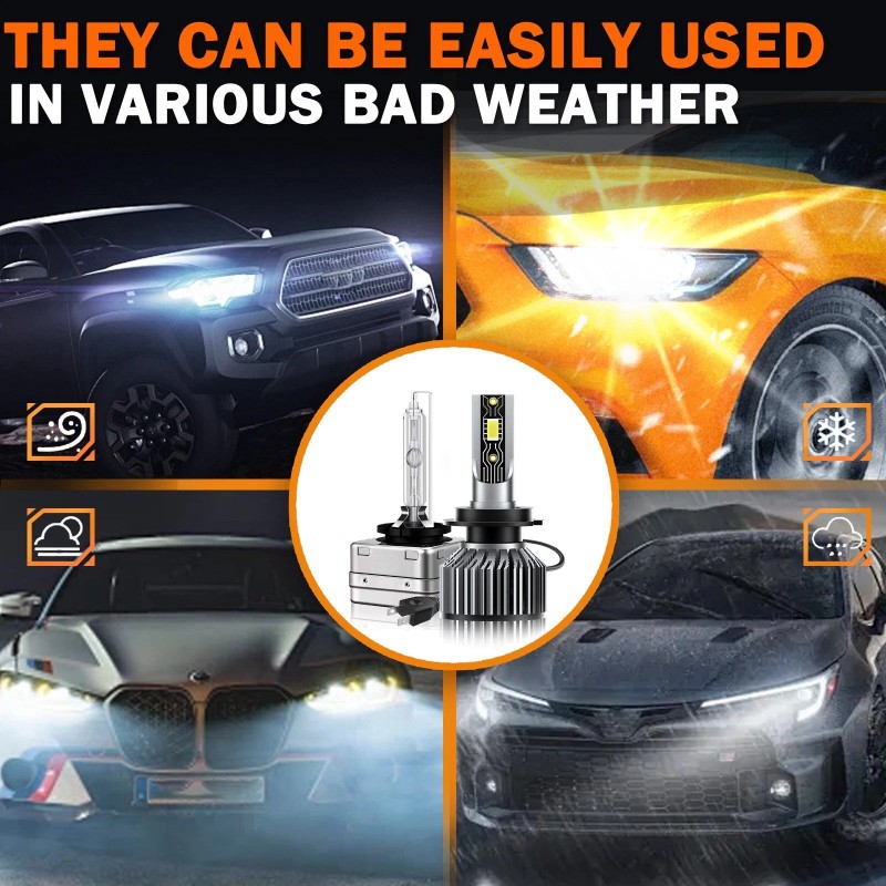 ENJOYAKOM For Kia Sorento 2014-2018 HID 6Pcs Front LED Headlight