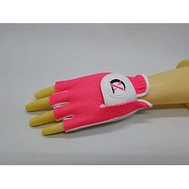 XEIRPRO Cool Skin Half Finger MESH Golf Gloves with Non Slip Floral PATRERN Palm Improves Slip Resistance.