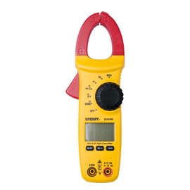 Sperry Instruments DSA540A 6 Function Digital Snap-Around Clamp Meter, Clamp-On AC / DC Voltage, 400 AMP Meter, AC / DC Current Reading, Reads Panel & Outlet Voltage, Includes Carrying Case, Black & Yellow