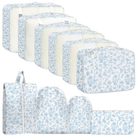 Packing Cubes for Suitcases, 10 pcs Travel Organiser Packing Bags for Clothes Shoes Toiletries Travel Luggage Organizers Storage Bags