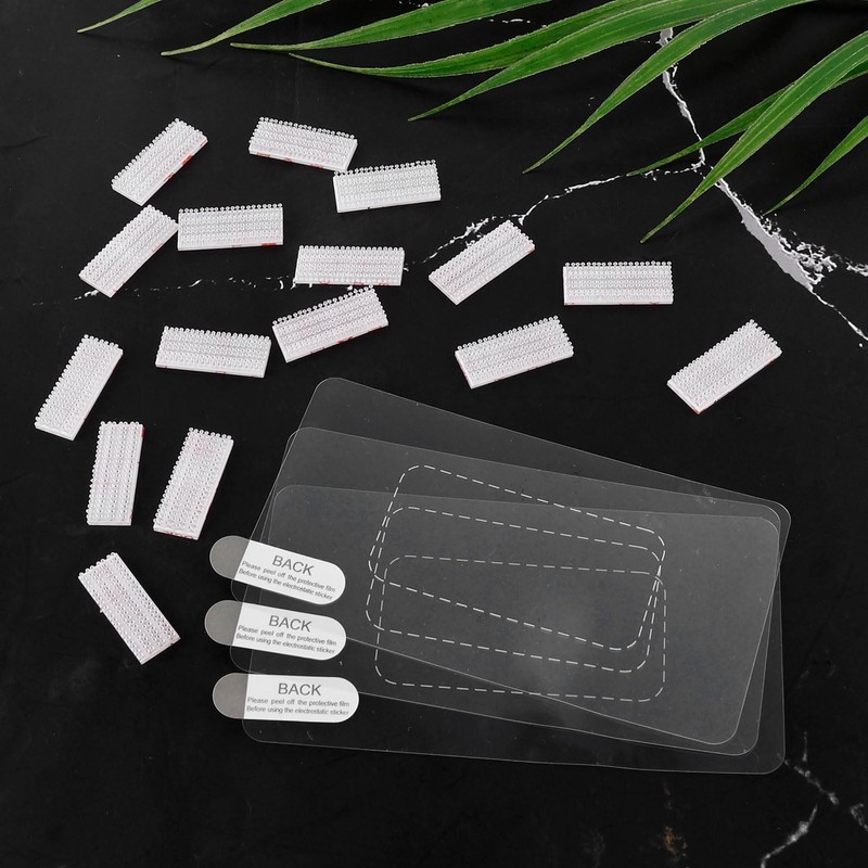 Gosknor EZ Pass/IPass/IZoom/SunPass Toll Tape, Including 16pcs Dual-Lock Adhesive Strips