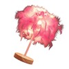 Feather Table Lamp Light Luxury Bedside Lamp Night Light for