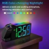 Peakeep Projection Alarm Clock for Bedroom Ceiling Super Loud for
