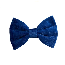New Dogs Bow Tie Valentine's Day Velvet red LOVE Elastic Band attach COLLAR ACCESSORY Handmade UK (Small Velvet Blue)