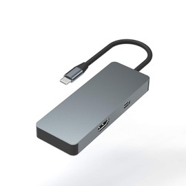 XLayer USB 3.0 Typ-C Hub 7-in-1 Grey