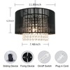 TISLYCO Plug in Chandelier, Plug in Chandelier Lighting with Long
