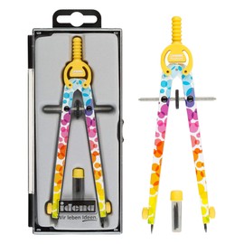 Idena 22073 – Quick Adjustment Compass, Style Bubbles, Pack of 1