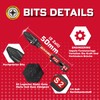 Geinxurn 41-Piece Impact Resistant Screwdriver Bit Set (PH, TX, PZ,