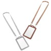 CAXUSD 2pcs Vertical Id Card Holder Clear Sleeve Anti-Scratch Working