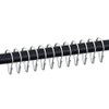 BSSTORE Shower Curtain Hooks Diameter 3cm Pack of 12 Galvanised