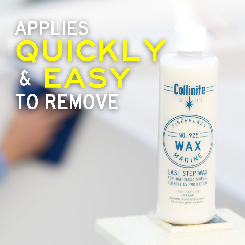 Collinite 925 Wax- Marine/RV Carnauba + Polymer Wax Sealant for