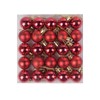 Robelli Pack of 48 Miniature Shiny & Matte Christmas Tree