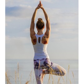 Yoezuo Pack of 116 Grid Tape, Acupuncture Plasters, 3 Sizes, Cross Tape, Skin-Coloured Kinesiology Tape, Waterproof