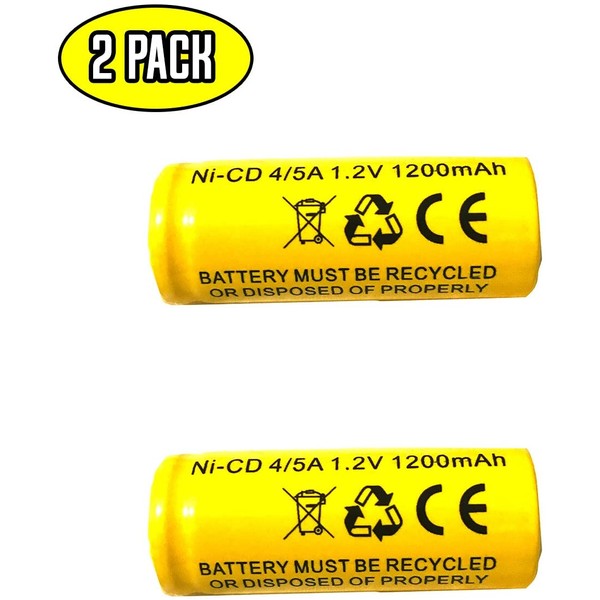 Lithonia ELB-1210N 1.2v 1200MAH NiCad Battery Exit Sign Emergency Light ELB-1201N ELB 1210 ELB 1201 ELB1210 ELB1201 ELB1210n ELB1201n ASC0086 KR-1500AUL KR1100AE KR-1200AUL Nickel Cadmium
