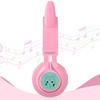 Riwbox CT-7 Cat Ear Bluetooth Headphones, LED Light Up Bluetooth