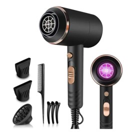 Secadora De Cabello Profesional Portátil De 1800w Y 3 Veloc                                                                                           