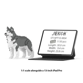 JEKCA Husky 01S-M04 | Dog Plastic Building Blocks | Age 14+