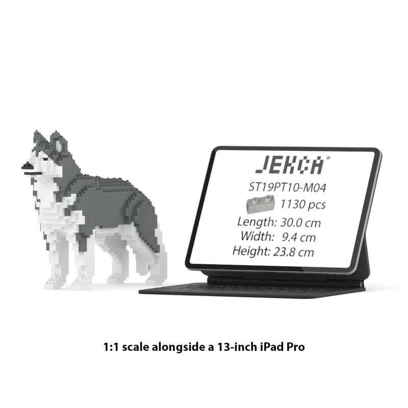 JEKCA Husky 01S-M04 | Dog Plastic Building Blocks | Age