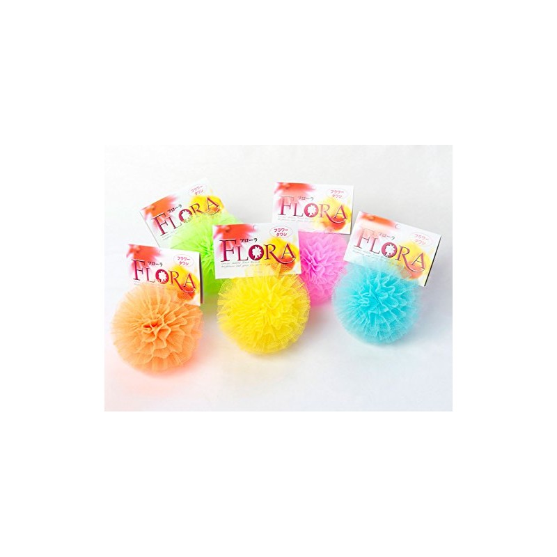 FLORA Flower Scrubber Dish Sponge (3 Pieces, Color May Vary