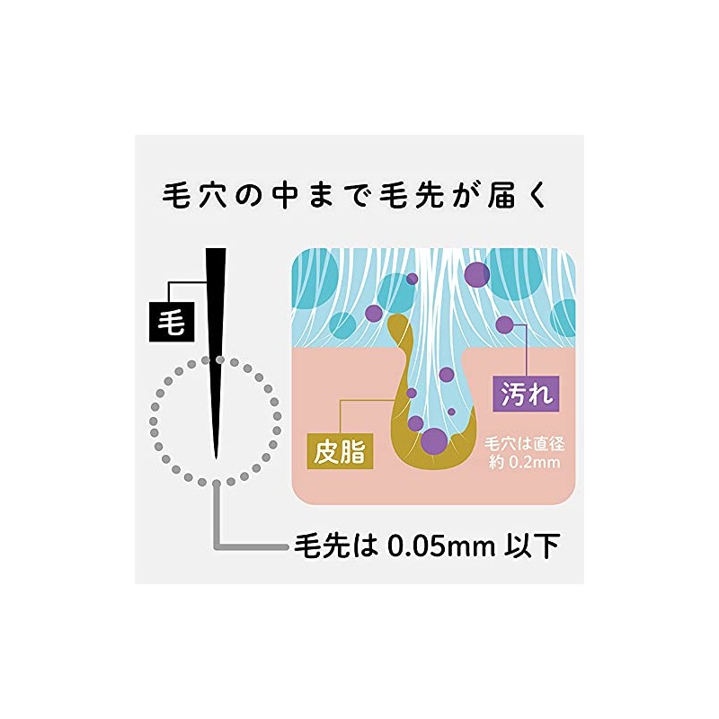 Rich Whip Brush SHINKA Deep Facial Cleansing Brush SPV71407 SHOBIDO
