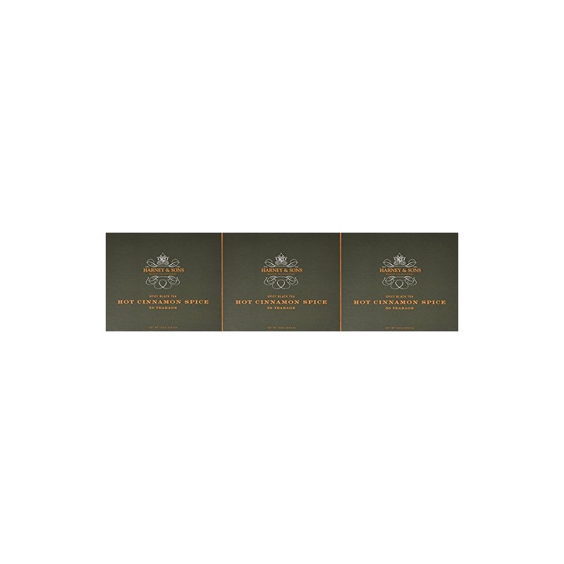 Harney & Sons Tea Hot Cinn Spice 50 Bg, Pack