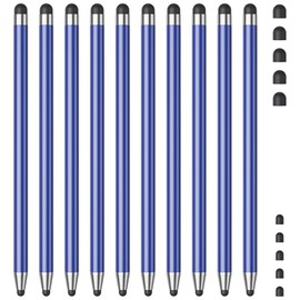 Stylus (10Pcs), Stylus Pen for Touchscreen, High Precision and Sensitivity Stylus Pen for Android Smartphone and Tablets, Compatible with All Capacitive Touch Screen (Klein Blue)