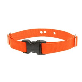 LupinePet Basics 1" Blaze Orange 19-31" Containment Collar Strap for Large Dogs