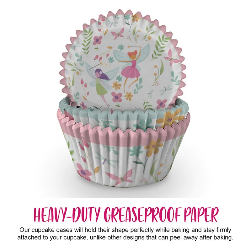 Anniversary House Cupcake Cases, 75 Pieces, Greaseproof Paper Baking Cups,