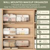 Wall Mounted Cotton Pads Holder Organizer Cotton Swab Balls Holder