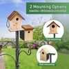 Bird Feeder Pole Squirrel Proof, 92 Inch Heavy Duty Feeding