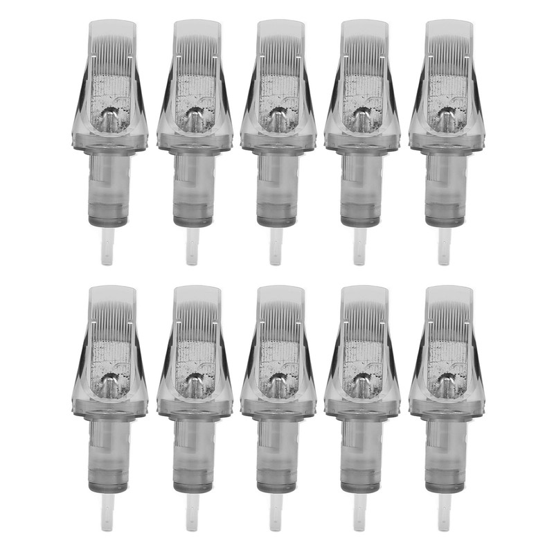 10pcs Shading Cartridge Needle Professional Stainless Steel Disposable Flat Blade