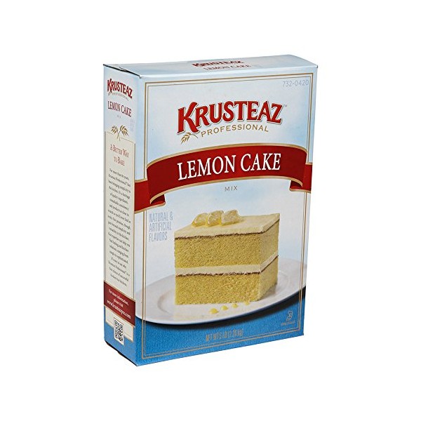 Krusteaz Professional Lemon Cake Mix 5 lb, 6 per case