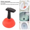 Aqur2020 Mini Plunger, Multipurpose Nonslip Handle, Ergonomic Design, Small Bathroom