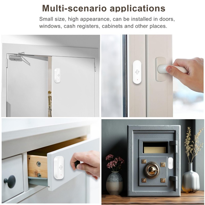 Intelligent Vibration Sensor: Wireless Glass Break Detector, WiFi Door Sensor