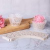 KOSTOO Cupcake Wrappers 50pcs/Pack Lace Cupcake Liners Laser Cut Cupcake