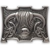 Scottish Heilan Coo Kilt Belt Buckle – Highland Cow Pewter