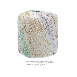 NOLITOY 1 Roll Crochet Cotton Thread for Beginners Versatile Yarn for Knitting and DIY Crafts for Scarves Blankets and Sweaters Durable Hand Craft Materials