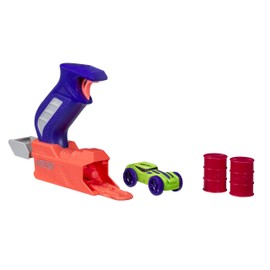 Hasbro Nerf C0781EL20 Nitro ThrottleShot Blitz Druckguss-Spielzeug, EIN-Schuss-Blaster mit Soft Racer