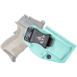CYA Supply Co. Base Optics Ready (Teal Blue) Inside Waistband Holster Concealed Carry IWB Veteran Owned Company Fits Springfield XD-S 3.3 & XD-S MOD.2-3.3" - 9/40