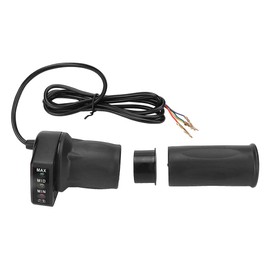 Electric Bike Half-twist Throttle, Yctze 36V Half-twist Throttle with Battery Indicator for Folding Mini Electric Bikes Scooters