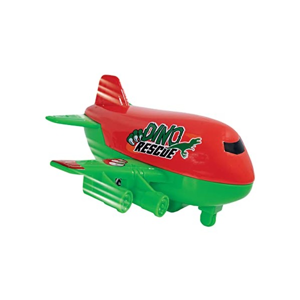 Deluxebase Patrol & Rescue Plane - Dino from Friction plane toy for kids and toddlers