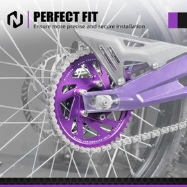 NICECNC Purple 48T Rear Sprocket Compatible with Surron Light bee X/S/ L1E Compatible with Segway X160 X260 See Fitment