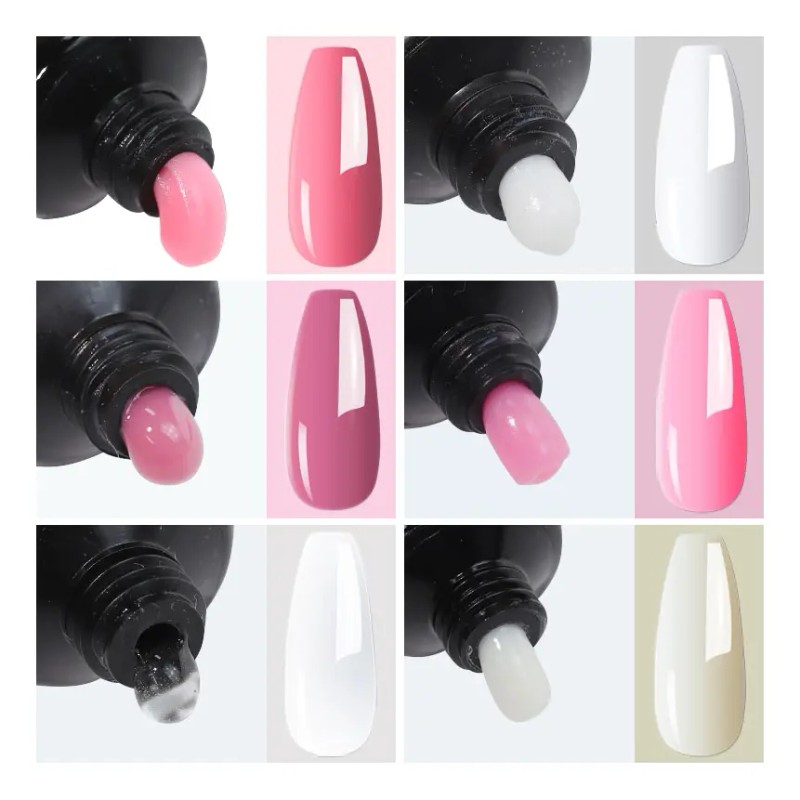 Kit De Uñas De Gel Polivinílico Con Kit Poligel De