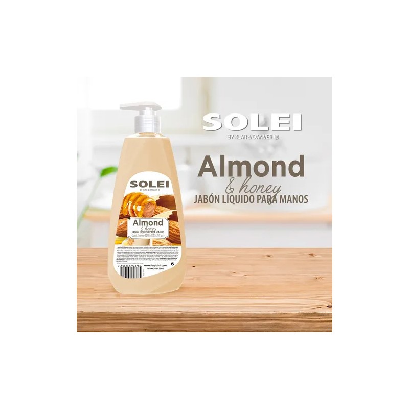 Solei Jabón Líquido Para Manos Almond Honey 450ml