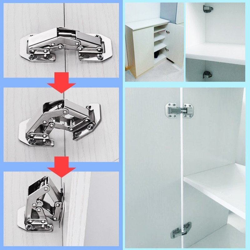 TamBee Cabinet Door Hinges Easy Installation 90 Degree Kitchen Concealed