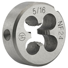 Aceteel 5/16"-24 UNF Round Die, Right Hand Machine Thread Die 5/16 x 24 UNF