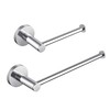 KIBI Circular 2-Piece Bathroom Hardware Set in Polished Chrome –