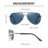 Cyxus Men Aviator Sunglasses UV Protection Polarized Fashion ClassicSports sunglasses